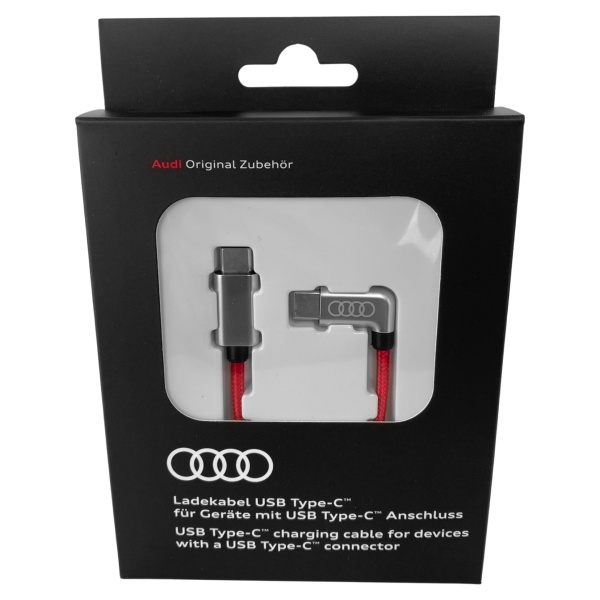 Cablu Incarcare USB-C La USB-C Oe Audi Rosu 8S0051435L